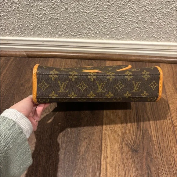 Vintage Louis Vuitton Monogram Bel Air Hand bag  Satchel in Brown and Tan Trim - Picture 5 of 10